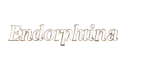 Endorphina Provider-Logo in Gold und Wei&szlig; - Vox Casino Software Partner