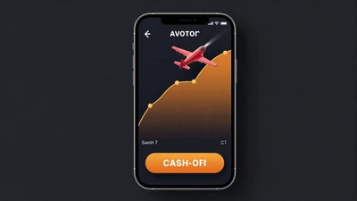 Mobiles Crash-Game-Interface mit Aviator und steigender Multiplikator-Kurve auf Smartphone - Vox Casino mobile Crash Games